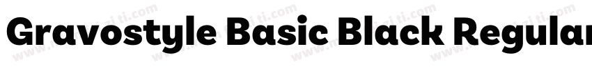 Gravostyle Basic Black Regular字体转换
